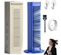 Breezamax, Breeze Max Air Cooler, Beat the Scorching Heat, Small and Compact Ultra Quiet Energy Efficient, Fan Shaking Head Wind Wall Mounted (Plug-in type,Blue)