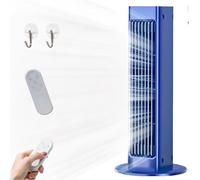 Breezamax, Breeze Max Air Cooler, Qinux Brizaac - Beat the Scorching Heat & Humidity Instantly, Small Ultra Quiet Energy Efficient, Fan Desktop Shaking Head Wall Mounted (Blue)