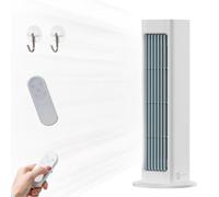 Breezamax, Breeze Max Air Cooler, Qinux Brizaac - Beat the Scorching Heat & Humidity Instantly, Small Ultra Quiet Energy Efficient, Fan Desktop Shaking Head Wall Mounted (White)
