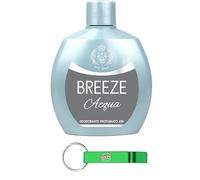 Breeze - 12 deodorante spremiagrumi, senza gas e senza sali di alluminio, 48 ore, deodorante profumato, 100 ml + portachiavi Beni Culinari