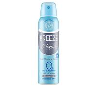 Breeze Acqua Deodorante Spray 48h Note Marine e Talcate 0% Sali di alluminio 150 ml