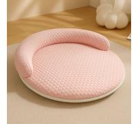 Breeze Bed, letto per gatti, in seta ghiacciata, con tessuto rinfrescante in seta ghiacciata e memory foam, design traspirante, impermeabile e lavabile in lavatrice per un comfort per tutte le