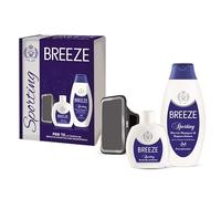 Breeze Cofanetto Sporting con Deodorante Squeeze 100 ml + Doccia Shampoo & Bagnoschiuma Energizzante 400 ml + Fascia da Braccio per Smartphone