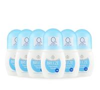 BREEZE | Deodorante Roll On Freschezza Talcata, 6x50 ml
