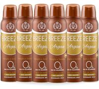 BREEZE | Deodorante Spray Argan, 6x150 ml