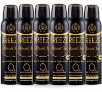 BREEZE | Deodorante Spray Blackoud, 6x150 ml