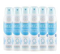 BREEZE | Deodorante Spray Freschezza Talcata, 6x150 ml