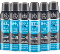 BREEZE | Deodorante Spray Fresh Protection, Breeze Men, 6x150 ml