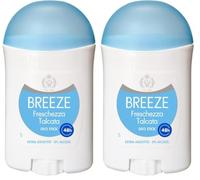 BREEZE | Deodorante Stick Freschezza Talcata, 40ml (Confezione da 2)
