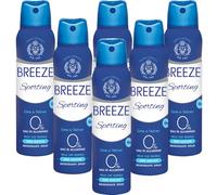 Breeze Deodorante Uomo Spray 150 ml Sporting - 48h Antiodore, Senza Sali di Alluminio, Anti Macchie, Pelle Sensibile, Lime Vetiver (6)