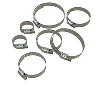 Breeze - Fascette stringitubo in acciaio inox V2A W4, 25-40 mm, 5 pezzi
