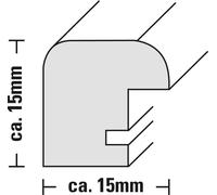 BREEZE HAMA - Glass - Polytirene (PS) - Grigio - Frame singola - Tabella - Wall - 10 x 15 cm - rettangolare (00193042) NEW