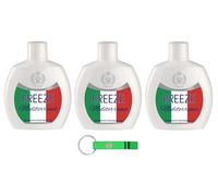 Breeze Mediterraneo Squeeze, deodorante senza gas e senza sali di alluminio, deodorante profumato da 48 ore, 100 ml + portachiavi Beni Culinari