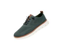 Breeze Men's Lightweight Mesh Casual Dress Sneakers, Soft Sole Business Casual Shoes for Travel, Office, Daily Wear (Light Green,48)