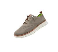 Breeze Men's Lightweight Mesh Casual Dress Sneakers, Soft Sole Business Casual Shoes for Travel, Office, Daily Wear (Khaki,40)