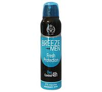 BREEZE Set 6 Deodorante Spray Men Fresh Protezione 150 Ml. Cura Del Corpo