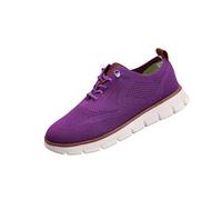 Breeze Shoes Women, Walking Shoes for Women, Lightweight Breathable Comfortable Mesh Dress Sneakers (Purple,40)