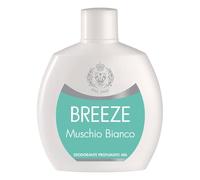 Breeze Squeeze Deodorante Profumato Unisex 48H 100 Ml (1, Breeze Deodorante Muschio Bianco)