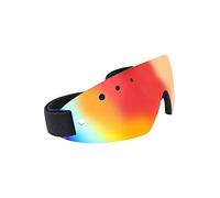 Breeze Up - Occhialini da Gara Anti-Appannamento, Red REVO, Taglia Unica