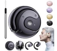 Breezelly Translator, Auricolari Wireless Bluetooth Hy-T26 Pro Per IA Traduzione, Auricolari Portatili Bluetooth Con Intelligenza Artificiale In Tempo Reale, Supporta 75 Lingue (Black)