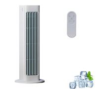 Breezemax, Breezamax, Breezamaxm, BreezeMax Air Cooler, batte il calore torrido e l'umidità - istantaneamente, piccolo e compatto, ultra silenzioso a risparmio energetico (bianco, modello di ricarica)