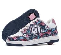 BREEZY ROLLERS Scarpe con ruote per bambini I pattini a rotelle per bambini I Dalle scarpe da strada ai pattini a rotelle in pochi secondi. Sistema a clic brevettato I Scarpe da ginnastica con ruote