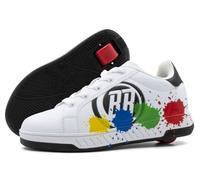 Breezy Rollers Scarpe con Ruote per Bambini I Scarpe con Ruote per Bambini I dai Bambini Scarpe da Strada ai Pattini a rotelle in pochi Secondi I Sistema di clic Brevettato I Scarpe con Ruote per