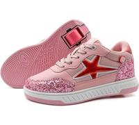 Breezy Rollers Scarpe con Ruote per Bambini I Scarpe con Ruote per Bambini I dai Bambini Scarpe da Strada ai Pattini a rotelle in pochi Secondi I Sistema di clic Brevettato I Scarpe con Ruote per