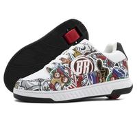 Breezy Rollers Scarpe con Ruote per Bambini I Scarpe con Ruote per Bambini I dai Bambini Scarpe da Strada ai Pattini a rotelle in pochi Secondi I Sistema di clic Brevettato I Scarpe con Ruote per