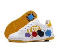 Breezy Rollers Scarpe con Ruote per Bambini I Scarpe con Ruote per Bambini I dai Bambini Scarpe da Strada ai Pattini a rotelle in pochi Secondi I Sistema di clic Brevettato I Scarpe con Ruote per