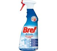 2 Flaconi Bref Spray Brillante Anti-Calcare e Igiene per Superfici Bagno 750ml