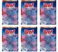 Bref Bref WC Blue Activ+ Floral, Detergente Profumatore WC in Pastiglie Igienizz