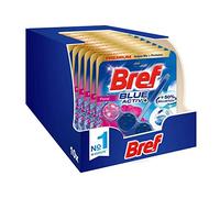 Bref Bref Wc Blue Activ+ Floral, Detergente Profumatore Wc In Pastiglie Igienizzante Bagno, Pulito, Fresco, Confezione Risparmio 10 Pezzi - 500 g