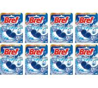 Bref WC Blue Activ + Detergente WC, Pulizia e Freschezza per il WC, 8 Confezioni