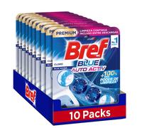 Bref WC Blue Water Active Detergente WC, Formato Scorta 10 Pezzi