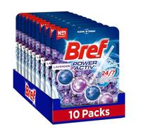 Bref WC Power Activ Lavanda Tavolette wc, 10 pezzi