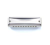 BREFDPY Armonica a Bocca 10 Fori Organo diatonico Strumento Musicale Professione Blues Harp per Principianti(Ab)