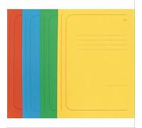 Brefiocart 0205512.GI, Cartelle con 3 Lembi e Stampa, Serie Vip, Giallo, 25 x 35 cm, 20 Pezzi
