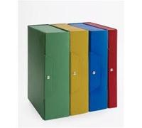 Brefiocart 020E7611.BL Cartella Progetti con Bottoni, Blu, Dorso 2 cm, 25 x 35 cm