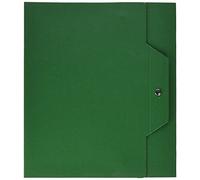 Brefiocart 020E7613.VE Cartella Progetti con Bottoni, Verde, Dorso 6, 25 x 35 cm, 5 Pezzi