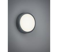 Plafoniera led da esterno alluminio antracite BREG 227260142