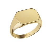 Breil, Anello Collezione Private Code, Anello Chevalier in Acciaio Lucido con Elemento Personalizzabile in Acciaio, Design Elegante e Discreto