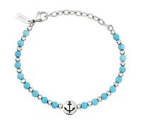 Breil Bracciale acciaio turchese Soundwave TJ3591 - Bracciale