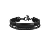 Breil Bracciale collezione BRACELET-B MIX-1 in pelle e acciaio da uomo