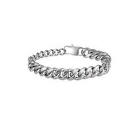 Breil - Bracciale da Uomo Collezione DOUBLE TJ2909 - Gioielli Uomo - Bracciale Uomo a Catena in Acciaio Satinato - 23 cm
