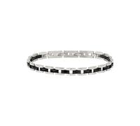 Breil, Bracciale Uomo in Acciaio, Ceramica | Collezione CERAMIC BRICK, Bracciale, Dimensione 22,5 cm, Gioiello idee regalo uomo
