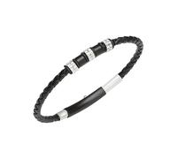 Breil, Bracciale Uomo in Pelle E Acciaio | Collezione WANDERLUST, Bracciale, Dimensione 22,5 cm, Gioiello idee regalo uomo