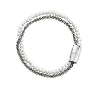 Breil Bracciale MAGNETICA SYSTEM Small Galaxy Donna Acciaio 316L Perle naturali