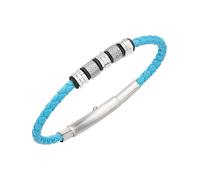 Breil Braccialetto blu chiaro / nero / argento Uomo Breil One Size