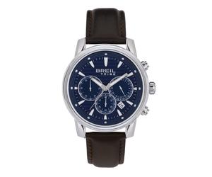 Breil Braccialetto 'Caliber' blu scuro / marrone scuro / argento Uomo Breil One Size
